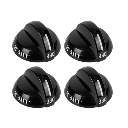 4 Pack 316220002 Range Burner Knob Replacement for   Ranges Stove Knobs