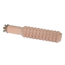 (B) Natural Wood Parrot Perch Stand Grinding Scratcher Branch Birds Paw Climbing Stick