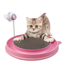 (pink cat scratching) Cat Scratching Pad Sisal Rope Climbing Post Furniture Protector for Kittens