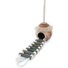 (Ladder) Hängendes Papageiennest, Vogelhaus, Hängematte, warmes Bett für Wellensittiche, Käfigzubehör