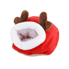 (little red deer) Cage pour petits animaux avec cachette et nid pour hamster, cochon d'Inde, chinchilla, lapin, hérisson