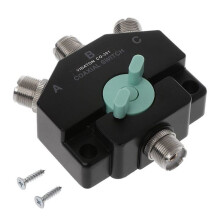 CO-301 Bredbandskoaxialswitch 3-Portars Antennrepeater Bredbandskoaxialantennswitch för CX-310