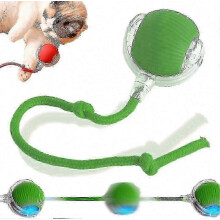 (Green) Intelligentes, interaktives, selbstrollendes Ballspielzeug für Hunde und Katzen – Elektrischer Haustierball