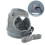 (Gray, M) Escape Proof Cat Harness Anti Escape 1