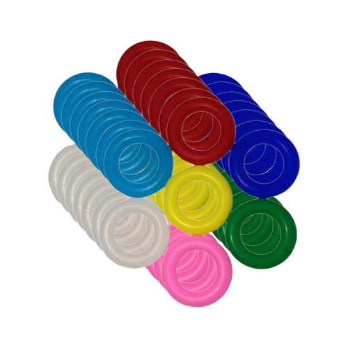 (12mm) 100 bagues d'identification pour oiseaux de 12 mm (cailles, poulets, pigeons)