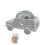 (Dark Grey, S) Large Size Simple Gerbil Activity Wheel Strong ABS Vehicle Plan for Small Pet Blue S 1