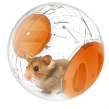 (Yellow) Mini Dwarf Hamster Run Ball 4.8 Inch Small Pet Exercise Toy 25-26