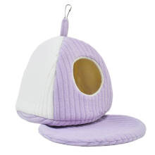 (Purple, M) Nichoir isolé et confortable pour petits oiseaux, habitat sûr d'intérieur, vert M