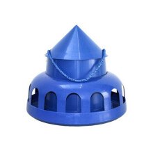(14 holes) Multi-Hole Poultry Feeder 10-17 Holes Automatic Dispenser for Pigeons Chickens Multicolor