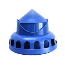 (17 holes) Multi-Hole Poultry Feeder 10-17 Holes Automatic Dispenser for Pigeons Chickens Multicolor