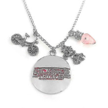 (B) Stranger Things 4 26 Letter Star Necklace for Kids Friends Birthday Gift