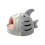 (Grey, S) Self-Warming Shark Shaped Cat Cave Bed Cozy Pet Den 1