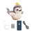(A) Feather Flyer Upgraded Simulated Chirping Flapping Bird Cat Toy 1