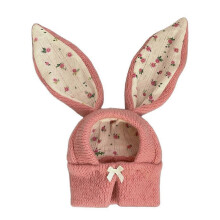 (L) Cute Rabbit Ears Hat Funny Cosplay Costume Warm Christmas Accessories for Cats Dogs Size L