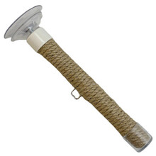 (16cm) Papageiensitzstange mit Saugnapf, tragbarer Duschsitz, interaktives Seilspielzeug, Käfigzubehör