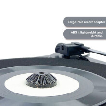 Adapter do Gramofonu Lp45 Rpm, Podstawa do Konwersji Audio na 7-Calową Płytę Winylową Ep, Czarny