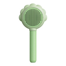 (Green) Pettine per gatti con denti morbidi e arrotondati, ideale per pelli sensibili.