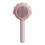 (Pink) Soft Round Teeth Cat Grooming Comb for Sensitive Skin 1
