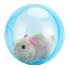 (BN Mouse Blue Ball) Electric Hamster Running Ball for Cats Dogs Indoor Outdoor Rolling Pet Toy