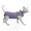 (Purple, M) Soft Post-Surgery Cat Recovery Suit Abdominal Wound Protective Pajama 1