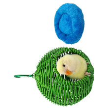(Blue) All-Weather Bird Sleeping Area Made of Durable Plastic for Indoor/Outdoor Birds Blue