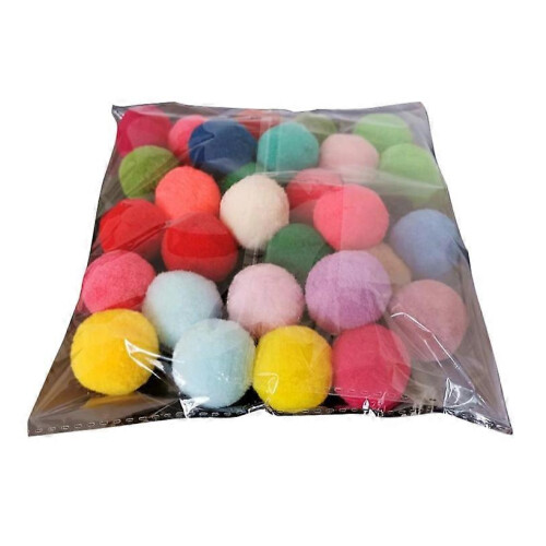 (30PCS) 10/20/30pcs Soft Plush Cat Balls Funny Assorted Colors Interactive Kitten Toys Play