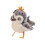 (Owl, One size) Rechargeable Interactive Cat Toy with Electric Simulated Bird 1