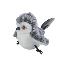 (Snowy owl, One size) Wiederaufladbares interaktives Katzenspielzeug mit elektrischer Vogelsimulation