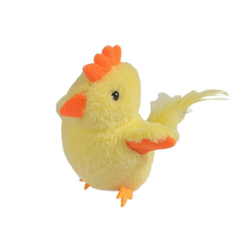(Chick, One size) Rechargeable Interactive Cat Toy with Electric Simulated Bird