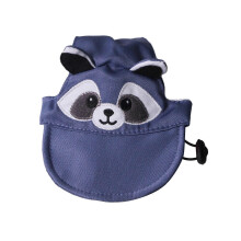 (Blue, M) UV Protection Breathable Cat Cap with Adorable Animal Embroidery for Outdoor Cats