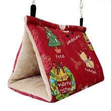 (Red) Hammack bleu chaud pour perroquets, hamsters, perruches et conures
