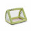 (Light Green) Foldable Mesh Panel Cat Tent Bed with Hanging Toy Portable Cat House 1
