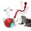 (Red) Tiny Interactive Fetch Toy for Dogs Cats with Fast Ball Endless Fun 1