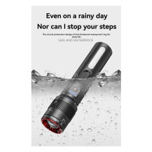 XINSITE Rechargeable Flashlight High Lumens Super Bright LED Work Light Waterproof Camping Flashlight for Outdoor Activities