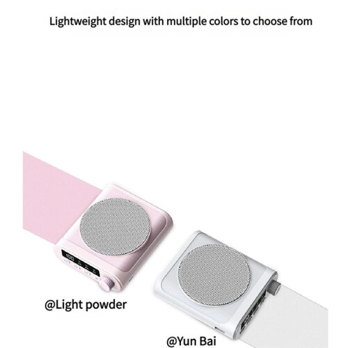 Wireless Megaphone Speaker with Lavalier Microphone  Voice Amplifier for Teachers Guides Coaches