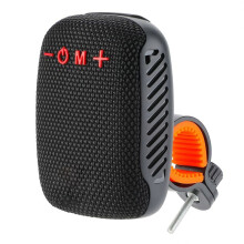 Przenośny Głośnik do Jazdy na Rowerze, Zewnętrzny, Typu C, Ładowany Przez USB, Wodoodporny, Kompatybilny z i Hulajnogą, Czarny