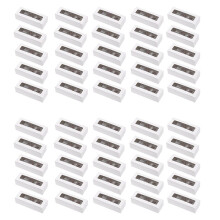 50 Pieces Macaron Boxes with Clear Display Window Macarons Container or Packaging Box Kit for Chocolate Desserts Cake A