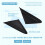 Rearview Mirror Triangular Trim, Triangular Window Trim Cover for  GCBS- CBS 2013- CJ5Z-16003-BA CJ5Z-16004-AA 1