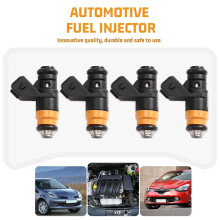 4 Pcs Fuel Injector Nozzle 8200240488 H029611 for 1.6 1.4 Clio Megane Scenic Kango