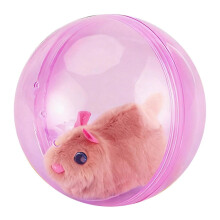 (BN Mouse Pink Ball) Elektrischer Hamsterlaufball für Katzen und Hunde, rollendes Haustierspielzeug für drinnen und draußen
