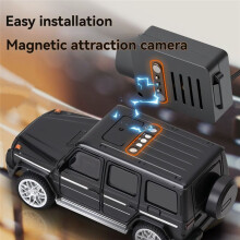 1:64 RC-Auto 6406 FPV -Raceauto VTX 720P HD-Camera App-Gestuurd Foto'S + Video'S + VR 2.4G Ingebouwde Gyroscoop Zilver