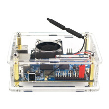 2X voor Orange Pi 3 LTS Case Transparante Acryl Shell Box Protect Behuizing voor Orange Pi 3 LTS Zonder Ventilator