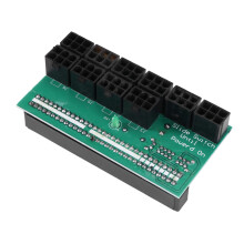 2X Breakout Board 1600W for Ethereum ETH ZEC Mining Server Power Supply Adapter GPU PSU 10X6Pin Hub for BTC Mining
