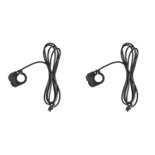 2X Enkele Dubbele Schakelaar+Waarschuwingsschakelaar/-Indicator voor Elektrische Scooter Fiets Mtb Driewieler Atv EV DIY Conversie Onderdelen