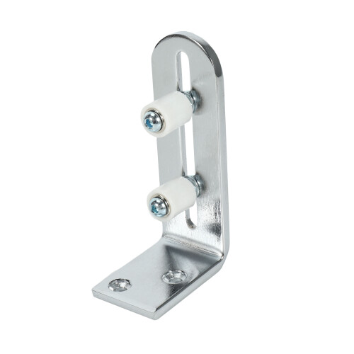 4X Floor Guide for Bottom of Sliding Barn Doors Adjustable Wall Mount Stay Roller Guide  Bearings