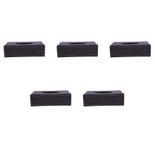 5X Cuir Portable Tissue Rectangulaire Cover Box Detenteurs Case Pompage Papier Hotel Accueil Voiture Brown Cadeau