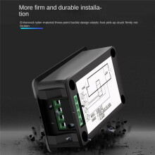 Digital Power Meter 32A 100A 22000W AC Voltage Current Watt KWh Monitor LCD Display Overload Alarm with Split CT
