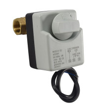 4X Ac220V Dn15 2 Way 3 Wires Motorized Valve Electric Actuator with Manual