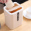 Small Waste Bin Desktop Garbage Basket Home Table Plastic Office Supplies Trash Can Dustbin Sundries  Box 6