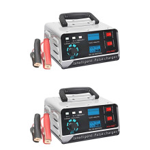 2X 400W 30A 12V/24V Automatic Car Battery Charger Pulse Repair Boat Trickle EU Plug